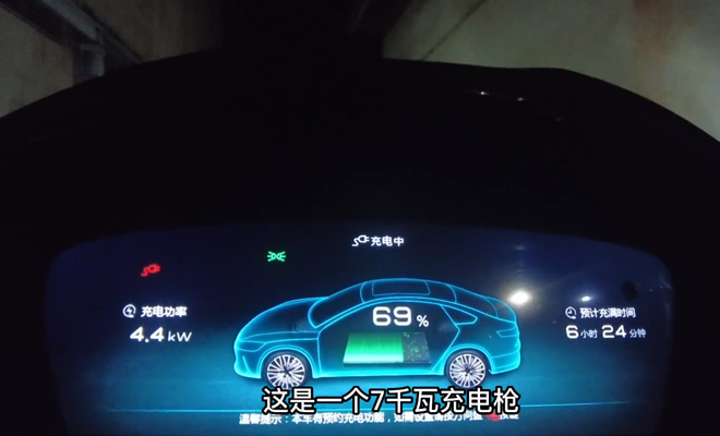 77度的电车在农村，一晚上充得满吗