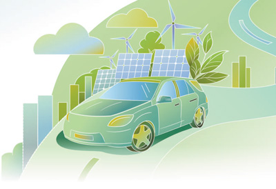 新能源汽车 绿色出行成为新风尚