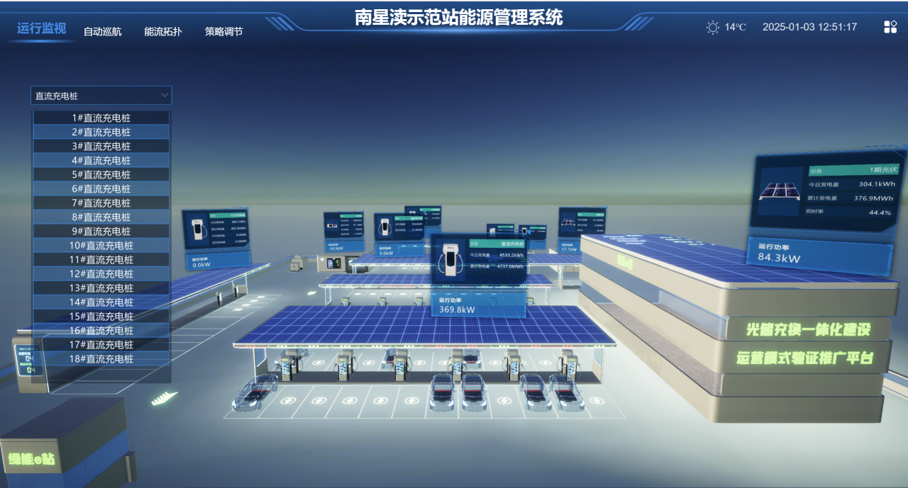 江苏首座人工智能智慧调控光储充换一体化站投运