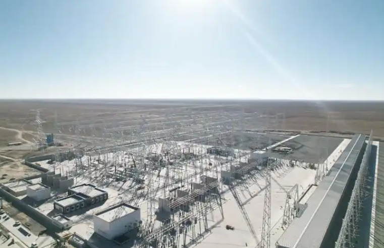 青海“沙戈荒”大型风电光伏基地电网项目——750千伏丁字口输变电工程竣工投运