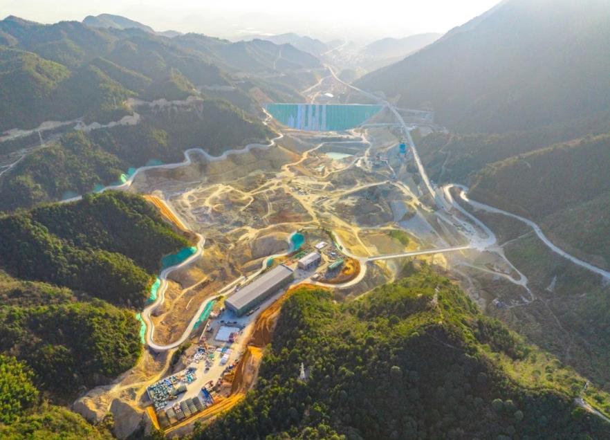 浙江天台抽蓄电站向首台机组投产目标挺进